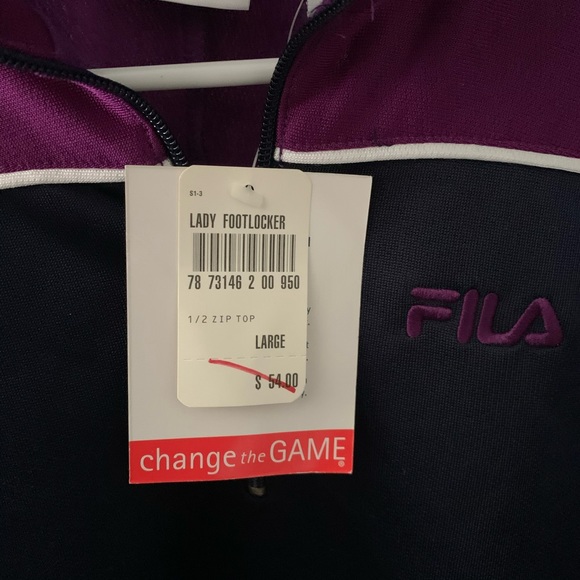 FILA 1/2 Zip Pullover Women’s Sz L - Picture 7 of 8